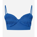 Imagem da oferta Top Cropped em Viscolinho com Decote Coração e Busto Franzido