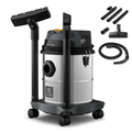 Imagem da oferta Aspirador Água Pó Electrolux Função Sopro Compacto Liquidos Quimicos Inox 1500w 12l Total 8,5l Util Protetor Termico Gt12i 220v