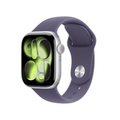 Imagem da oferta Apple Watch Series 11 GPS Caixa em alumínio prateado de 42 mm com Bracelete desportiva roxo névoa - PM