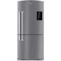 Imagem da oferta Geladeira Brastemp Frost Free Inverse Inox com Smart Bar BRE85AK - 588L