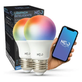 Imagem da oferta Kit 2 Lampadas Led Pera Smart Inteligente Wi Fi 2.4ghz Alexa Google 10w Rgb 2700k6500k Branco Quenteneutrofrio E27 Cod: 290028177-2 Avant Neo