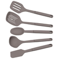 Imagem da oferta Tramontina Jogo De Utensílios Softta Em Silicone Cinza 5 Peças