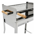 Imagem da oferta Churrasqueira De Inox Portátil - Pé Dobrável 70x50x25 Cm