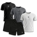 Imagem da oferta Kit 5 Peças Dry Masculinas Treino Academia Alpha