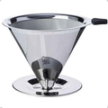 Imagem da oferta Coador Filtro de Café103 Inox Reutilizável e Sustentável Durável Fácil de Limpar Dispensa Filtro de Papel Econômic