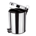 Imagem da oferta Lixeira Inox 5l Pedal Sem Contato Higiênico, Prático, Para Cozinha Ou Banheiro