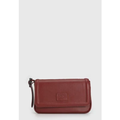 Imagem da oferta Bolsa Tiracolo Santa Lolla em Couro Logo Bordô