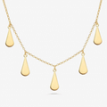 Imagem da oferta Colar Gotas em Prata 925 com Banho de Ouro Amarelo 18K