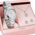 Imagem da oferta Kit Relógio Condor Feminino Com Colar E Brincos Co2036mxgk4b
