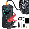Imagem da oferta Compressor de Ar Portátil Digital Recarregável Inflador Pneu Carro Moto Bike USB LED