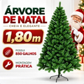 Imagem da oferta Árvore De Natal Pinheiro Canadense Luxo Base de Ferro 1,50m 1,80m 2,10m 2,40m Galhos Super Cheios Com Hastes Flexíveis
