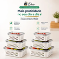 Imagem da oferta Kit com 6 Organizadores para Geladeira