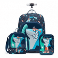 Imagem da oferta Kit Mochila Carrinho Estojo AZUL