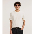 Imagem da oferta Camiseta Texturizada com Algodão e Gola Redonda