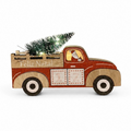 Imagem da oferta Enfeite Natalino Carro do Papai Noel com Árvore de Natal