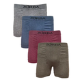 Imagem da oferta Kit 4 Cuecas Boxer Zorba Masculino 871 Mesclaazulverdebordô Liso G