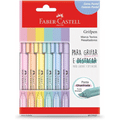 Imagem da oferta Faber-Castell Grifpen - Caneta Marca Texto Tons Pastel 6 Cores