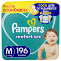 Imagem da oferta Fralda Pampers Confort Sec M 196 Unidades