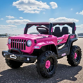 Imagem da oferta Jipe Infantil Elétrico 12v Carrinho Controle Remoto Música (rosa)