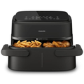 Imagem da oferta Philips Walita Fritadeira Airfryer Duplo Cesto 7,1L Preta 220V