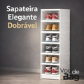 Imagem da oferta Sapateira Organizador Sapatos Empilhável Vertical 6 Andares