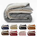 Imagem da oferta Coberdrom Cobertor Solteiro Casal Queen E King Colcha Dupla Face Edredrom Luxo Pele C...