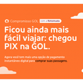 Imagem da oferta Ganhe Wifi a Bordo em Compras com Pix, Picpay e Mercado Pago na Gol Linhas Aéreas