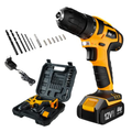 Imagem da oferta WAP Parafusadeira e Furadeira à Bateria 12V BPF-12K3, Kit de 13 Acessórios e Maleta, Empunhadura Emborrachada, Bivolt