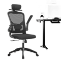 Imagem da oferta Cadeira de escritório ergonômica com estofado de mesh (Cabide)