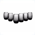 Imagem da oferta NADIR FIGUEIREDO Jogo De Copos Aruba Long Drink 475ml Cinza 6 Peças Sm Aruba Fumê