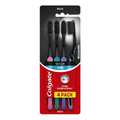 Imagem da oferta Kit De Escovas De Dentes Colgate Slim Soft Black Com 4 Unidades
