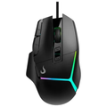 Imagem da oferta Mouse Gamer Rise Mode Laser Pro Black RGB 16000 DPI 10 Botões Preto - RM-MG-LP-B
