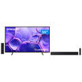 Imagem da oferta Smart Tv 55” Samsung 4K Uhd Crystal Uhd 3 Hdmi + Soundbar B-Series Hw-B400f 40W Usb