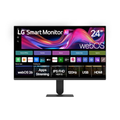 Imagem da oferta Monitor LG Smart, Tela IPS de 24”, FHD, WebOS 26, HDR10, ThinQ, Wi-fi, AirPlay, Bluetooth, 5ms (GtG), 120Hz, 2X USB, 2X HDMI, Preto- 24U511SB