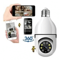 Imagem da oferta Camera Ip Segurança Lampada Panoramica Wifi Espia C/rastreio Full Hd Visão Noturna