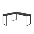 Imagem da oferta Mesa de Escritório em L Estilo Industrial 1,50mX1,50m Kuadra, Compace, Preto ÔnixEst.Preta