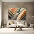 Imagem da oferta Quadro Abstrato Moderno Horizontal 130x90 Decorativo Sala