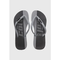 Imagem da oferta Chinelo Feminino Colcci Logo Estampado Preto e Cinza