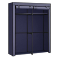 Imagem da oferta SONGMICS Guarda-roupa com 2 Cabides Armário de Tecido para Armazenamento de Roupas Cabide Dobrável para Quarto ou Cl