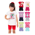 Imagem da oferta Kit Infantil 10 Peças Menina Conjunto Shorts Ciclista Verão