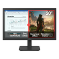 Imagem da oferta Monitor LG LED 20" HD+ 75Hz 2ms HDMIVGA Modo Leitura Flicker Safe Black Stabilizer Dynamic Action Sync Preto- 2