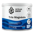 Imagem da oferta Trio Magnésio Ocean Drop Óxido Magnésio Bisglicinato Malato 60 Cápsulas 175mg