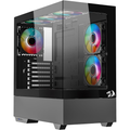 Imagem da oferta Gabinete Gamer Redragon Reflect Pro Mid Tower Sem Fans Preto CA-607B