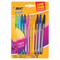 Imagem da oferta Canetas coloridas bic cristal fashion 10 cores