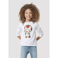 Imagem da oferta Blusa Infantil Menina com Estampa e Elástico Mario Bros - Toad na Kids