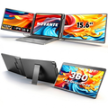 Imagem da oferta Monitor Portátil Expansor NOVANTE de Tela Dupla 15.6" FHD 1080p IPS Tela Rotativa 360° para Notebook