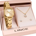 Imagem da oferta Kit Relógio Feminino Lince Com Colar E Brincos Lqgm084l23k0luc2kx