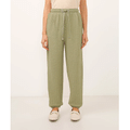 Imagem da oferta Calça Jogger Cós com Elástico Texturizada Verde - PP