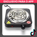 Imagem da oferta Cooktop Elétrico Portátil 1 Boca 1000W para Camping - Linha Premium