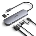 Imagem da oferta Anker Hub USB-C 7 em 1 HDMI 4K@60Hz 5Gbps USB-C Thunderbolt e 3USB 3.0